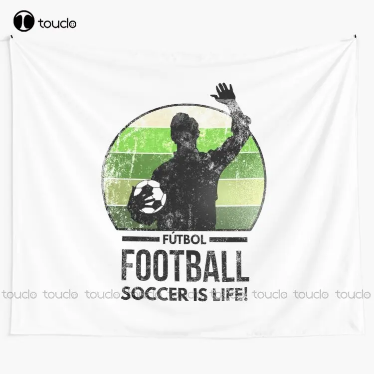 Review Home Decor - Nuevo tapiz de fútbol de fútbol