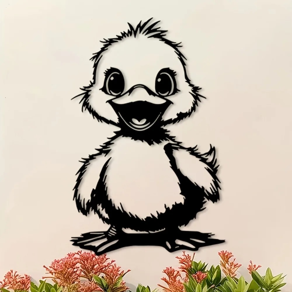 Home Decor Duck - Arte de pared de metal con