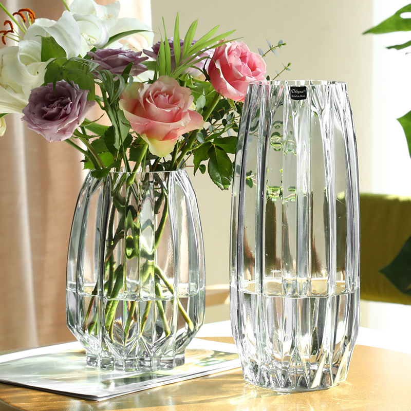 Glass Vase Nordic - Jarrón de vidrio grande de estilo