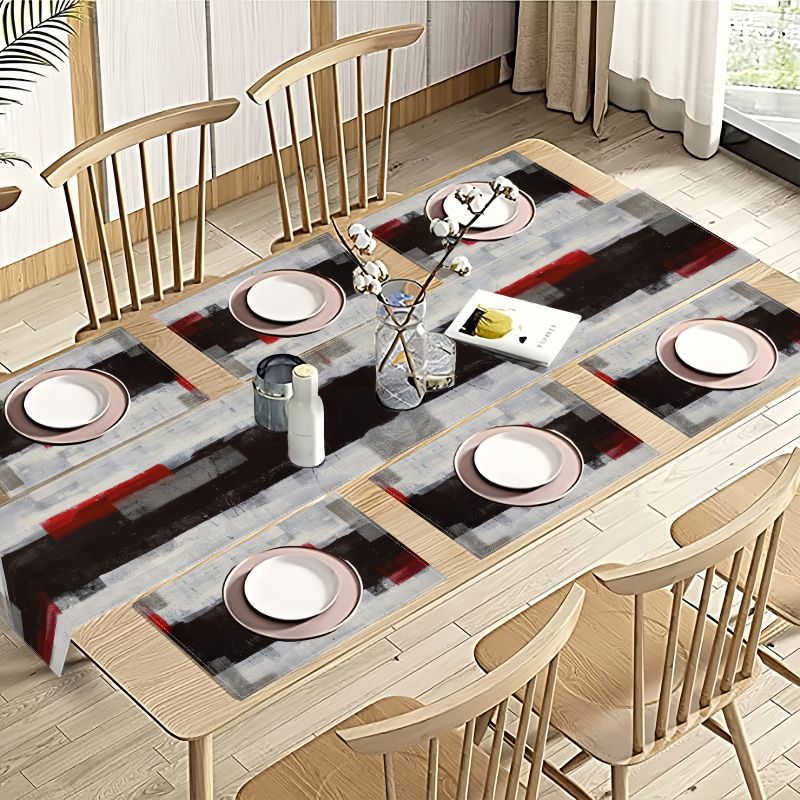 Linen Table Runner - Juego de Manteles Individuales y Camino