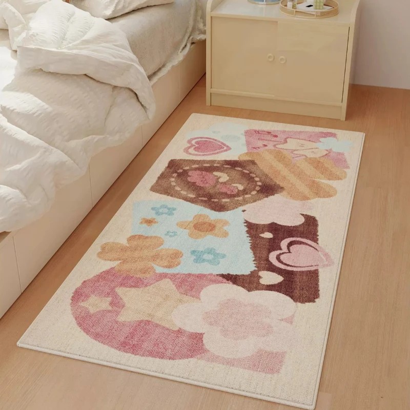 Home Decor Dopamine - Alfombra VIKAMA Dopamine para dormitorio de