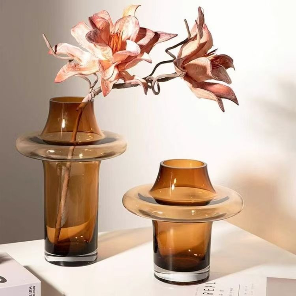 Glass Vase Nordic - Florero de cristal Simple moderno, jarrones