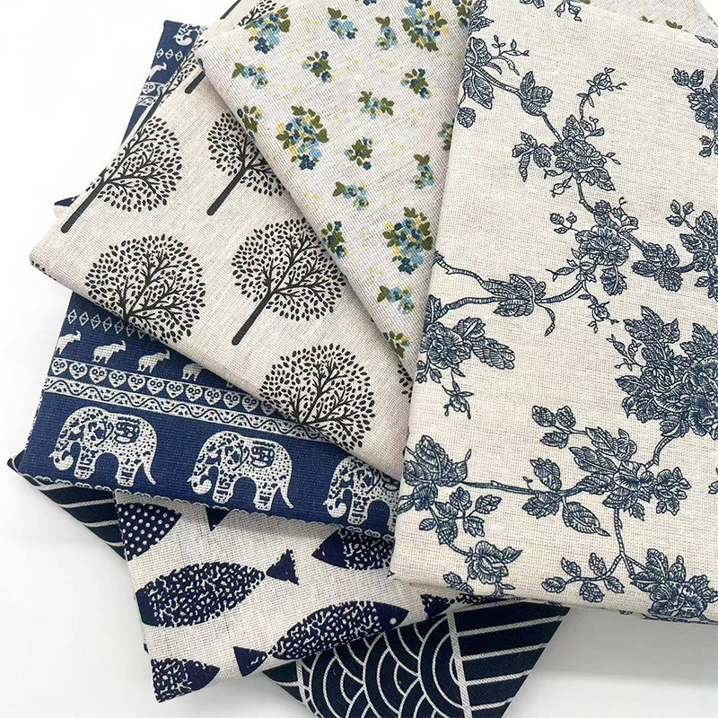 Home Decor Retro - Tela Retro Boho Floral de Mezcla