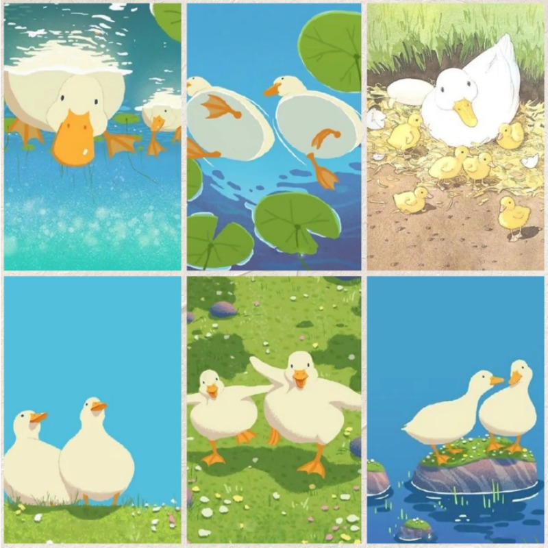 Home Decor Duck - Póster de Pared con Diseño de