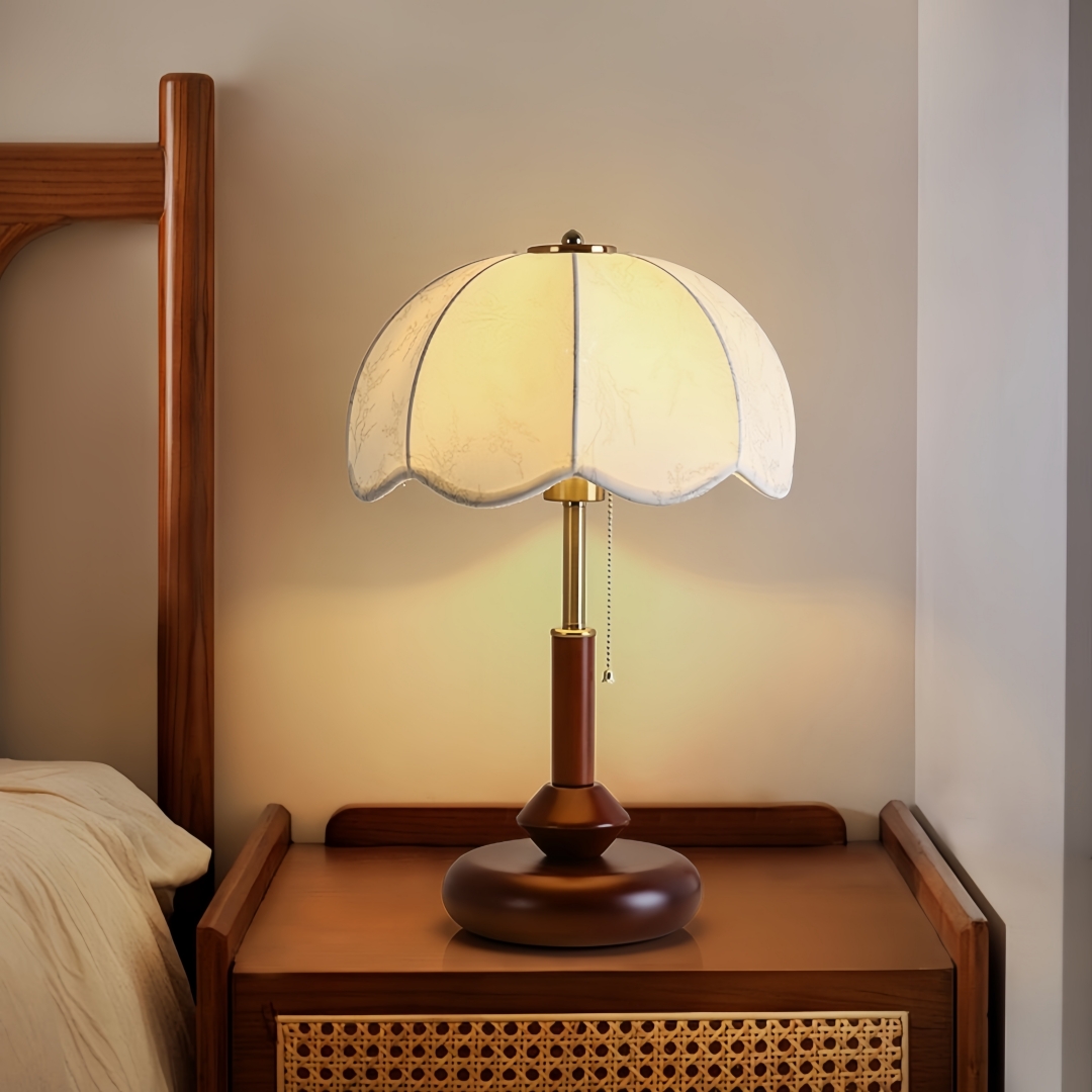 Home Decor Retro - Lámpara de Mesa Vintage con Forma