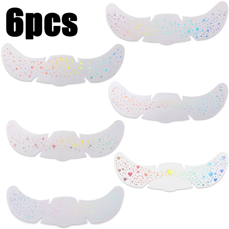 Home Decor Sticker - Adornos Navideños para Calcetines, 6 Pegatinas
