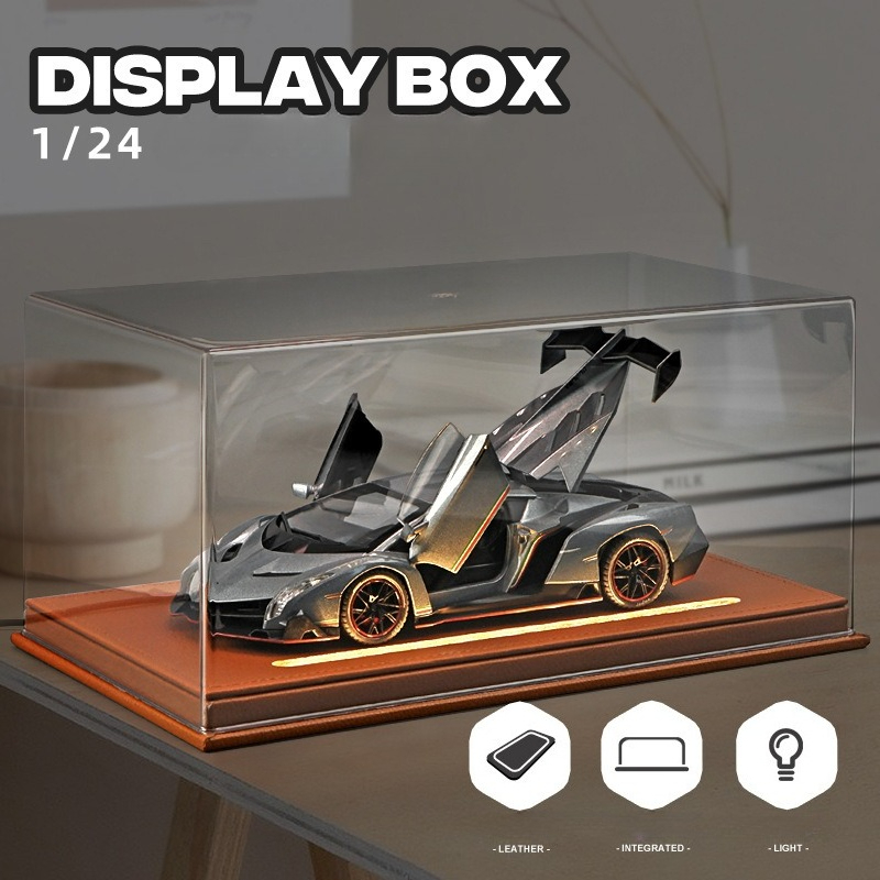 Home Decor Collection - Caja expositora acrílica con luz para