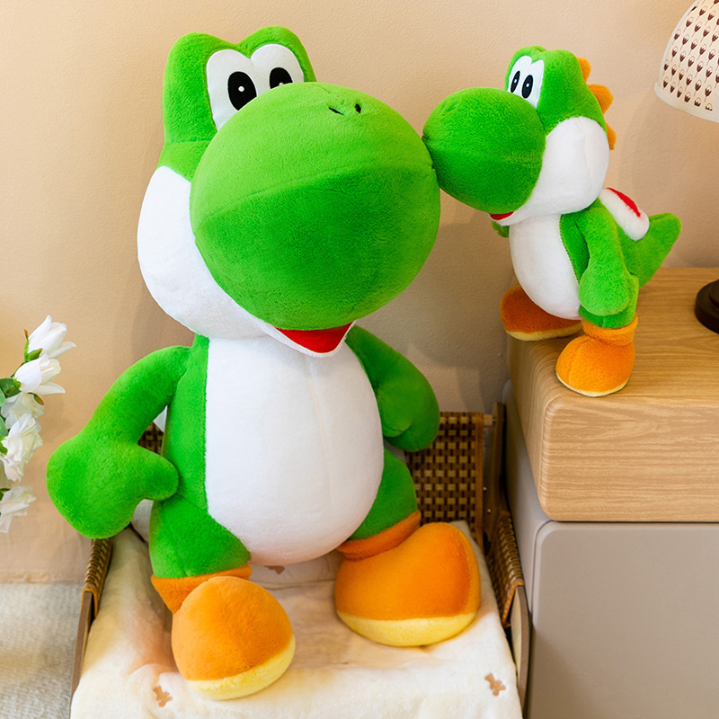 Home Decor Collection - Lindo Peluche de Dinosaurio Verde Yoshi,