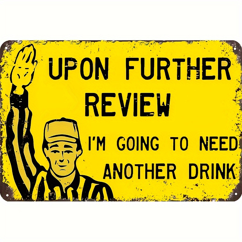 Review Home Decor - Divertido letrero de fútbol 'After Outre