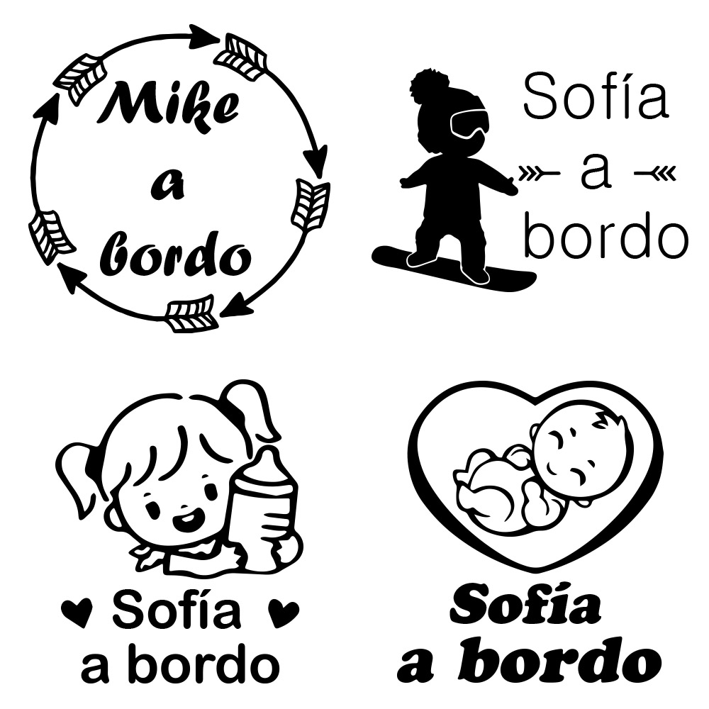 Home Decor Sticker - 1 unidad de vinilo de bebé