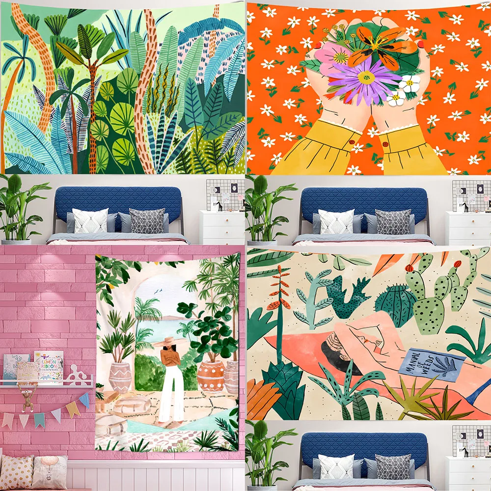 Home Decor Yoga - Planta verde Tropical para colgar en