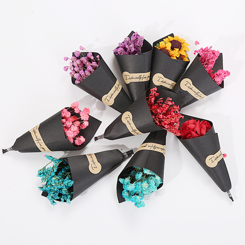 Dried Flower Bouquet - 6 Piezas de Ramo de Flores