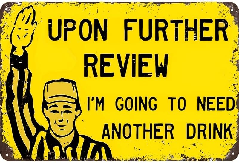 Review Home Decor - Divertido Letrero de Fútbol Americano de