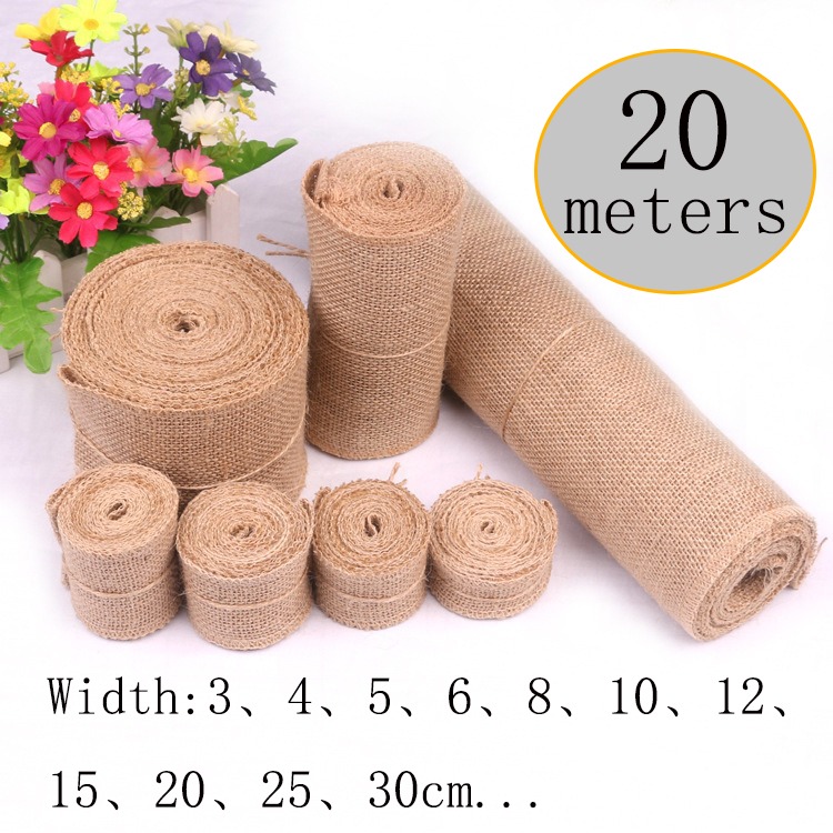 Linen Table Runner - Cinta de Yute Natural de 5-30