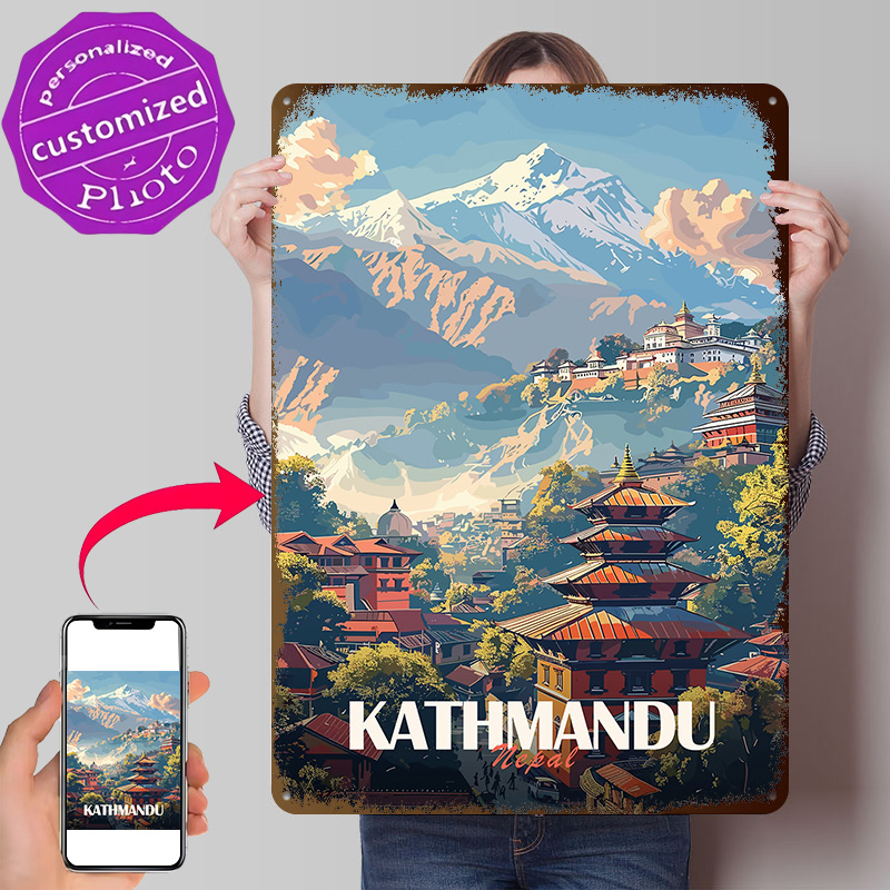 Home Decor Kathmandu - Póster del Paisaje Urbano de Kathmandu,