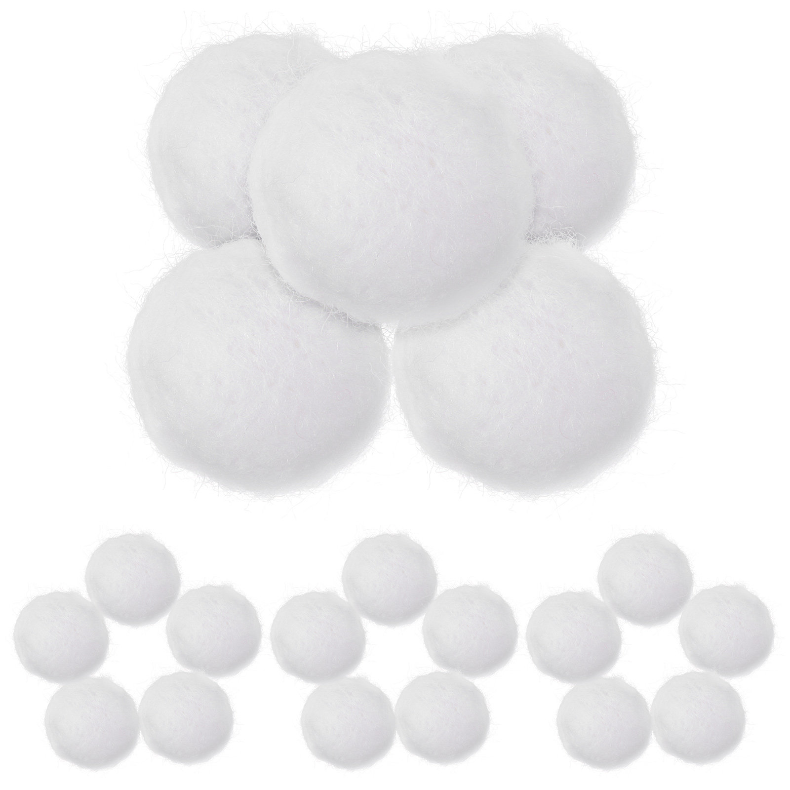 Home Decor Handmade - 20 Piezas de Bolas de Fieltro