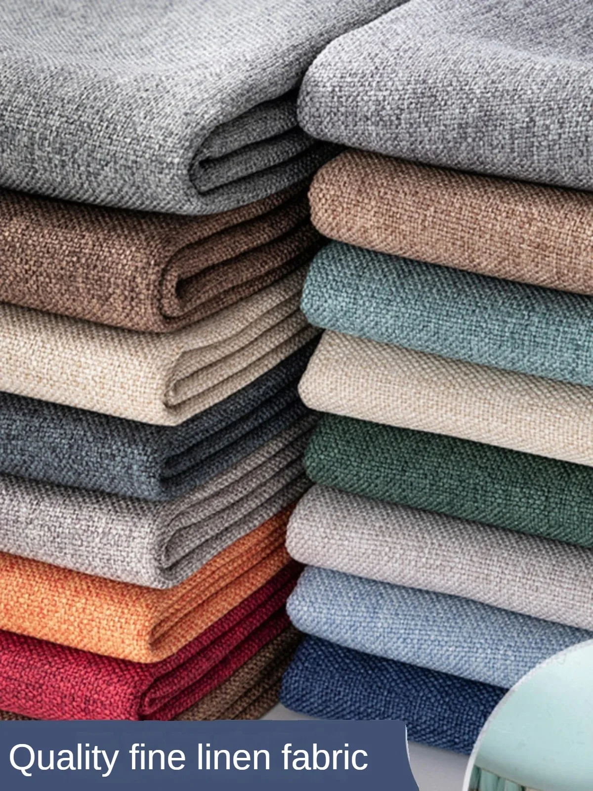 Linen Table Runner - Tela de lino lisa gruesa, fina