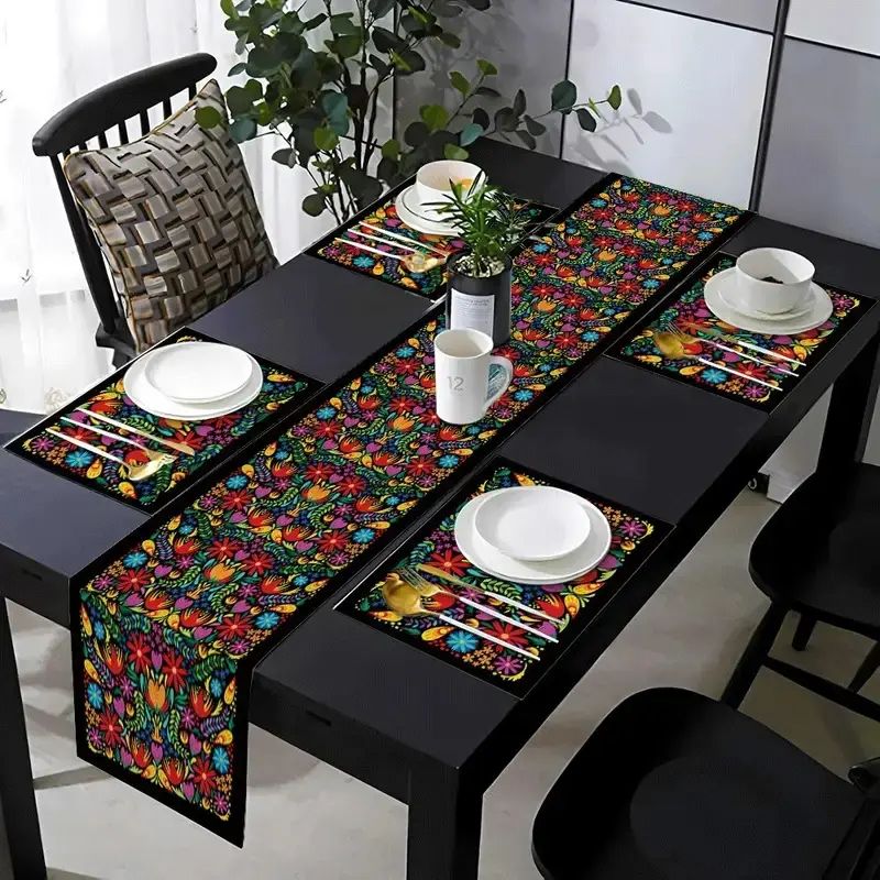 Linen Table Runner - Juego de Manteles Individuales y Camino