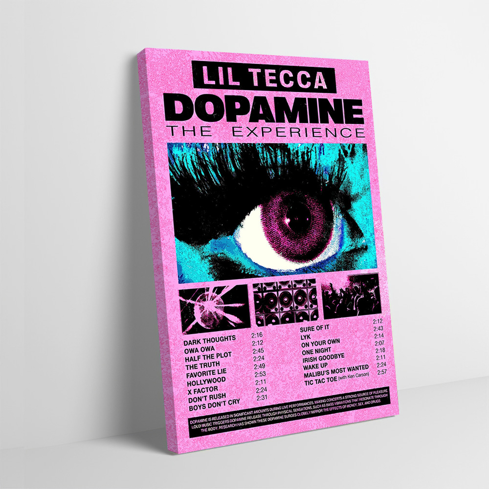 Home Decor Dopamine - Lil Tecca-portada de álbum de dopamina,