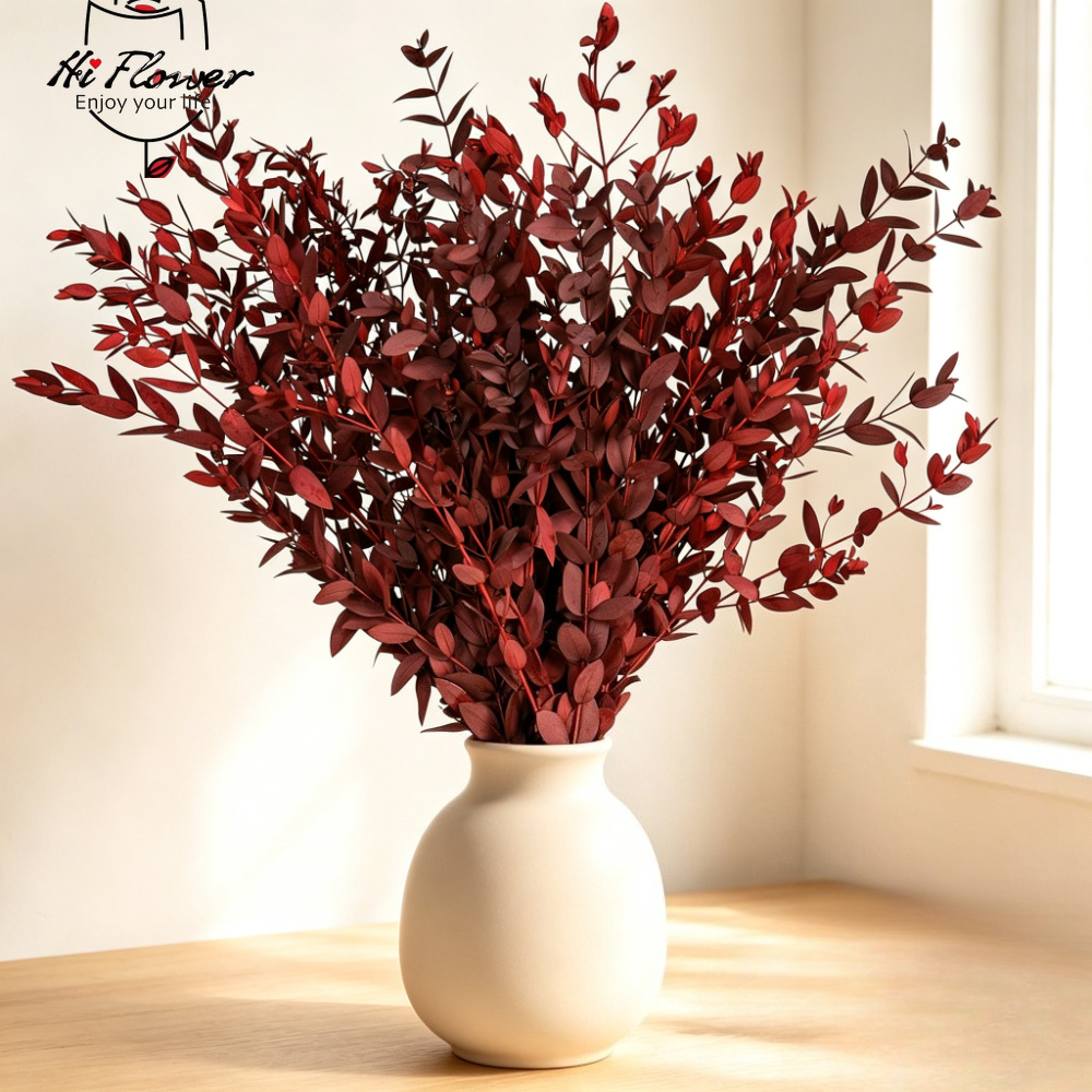 Dried Flower Bouquet - Flores Secas Naturales, Ramo de Eucalipto,