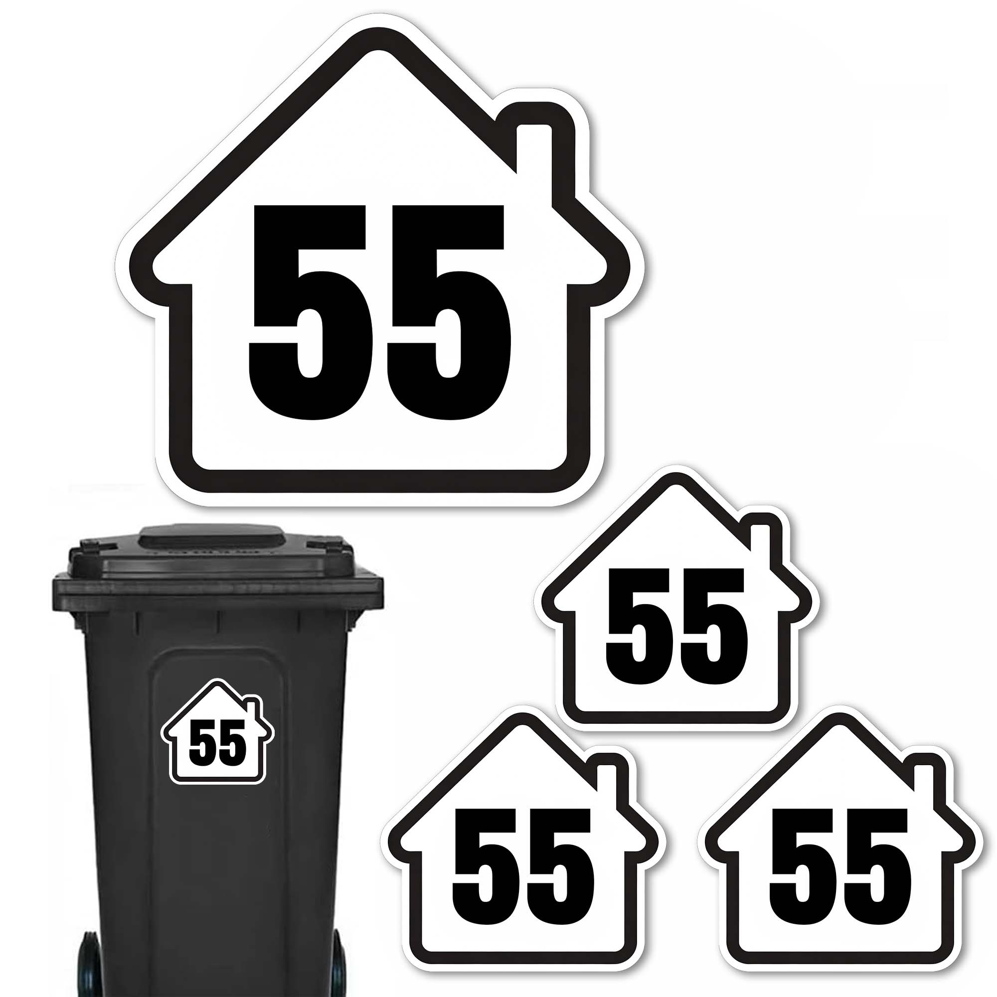 Home Decor Sticker - Pegatinas personalizadas para botes de basura