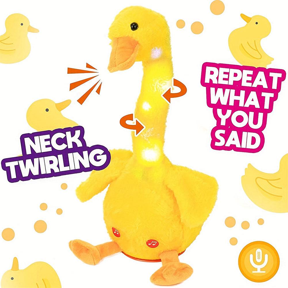 Home Decor Duck - Pato bailando de peluche, juguete electrónico