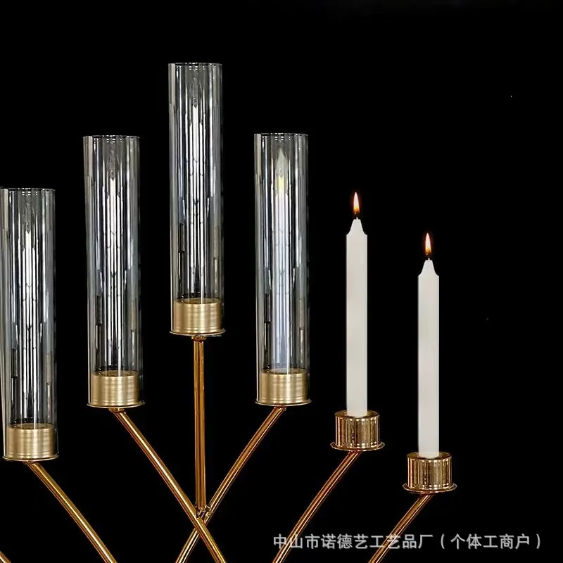 Home Decor Luxury - Candelabro moderno y sencillo de lujo