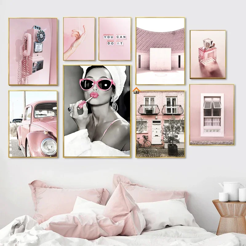 Home Decor Luxury - Perfume de lujo para mujer, póster
