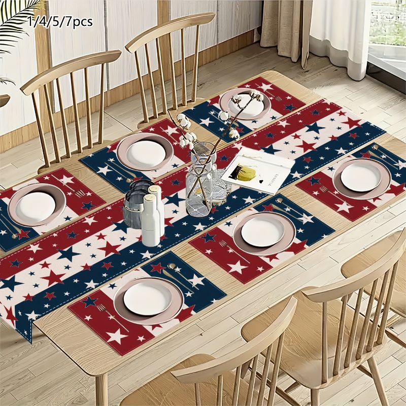 Juego de Manteles Individuales - Linen Table Runner reseña y precio