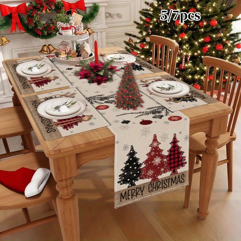 Juego de Manteles Individuales - Linen Table Runner reseña y precio