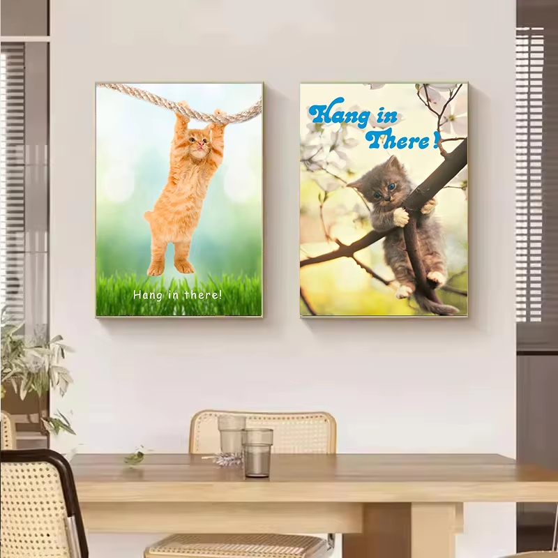 Póster de Yoga con Gato Adorab - Home Decor Yoga reseña y precio