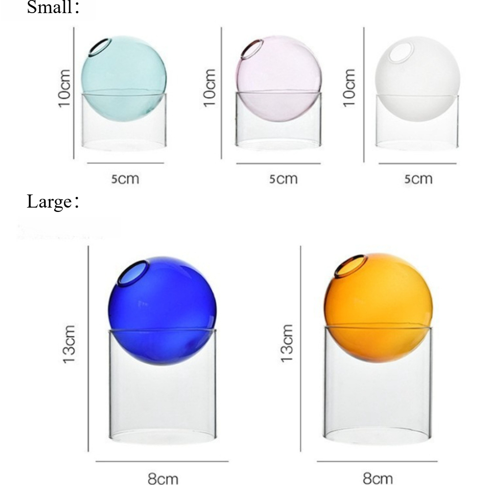 Jarrón de Vidrio de Colores Nó - Glass Vase Nordic reseña y precio