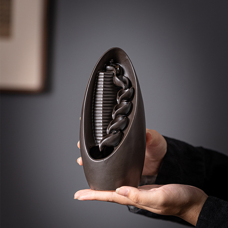 Quemador de incienso de cascad - Home Decor From Clay reseña y precio