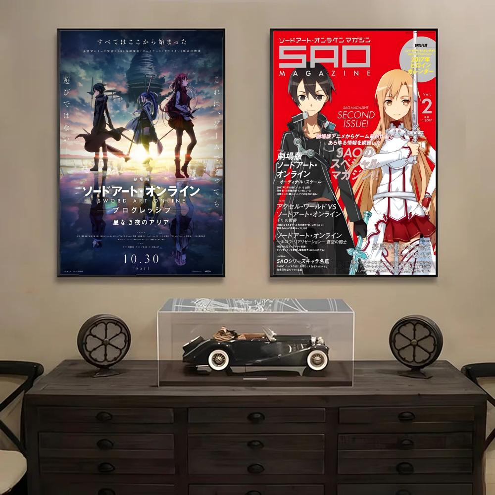 Póster de Y-Yuuki A-Asuna S-Sw - Home Decor Online Free reseña y precio