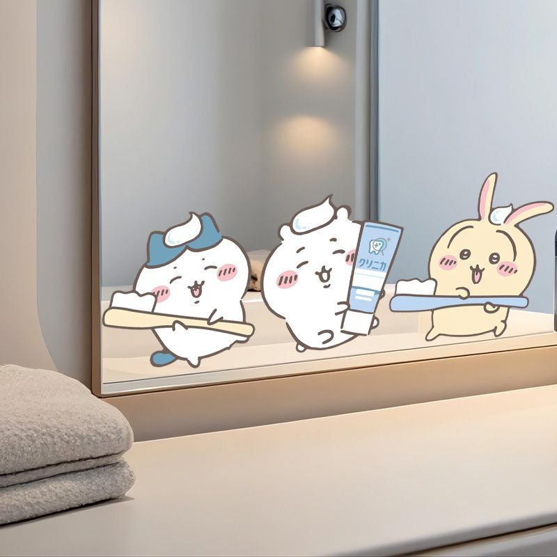 Pegatinas de Espejo Chiikawa,  - Vanity Home Decor reseña y precio