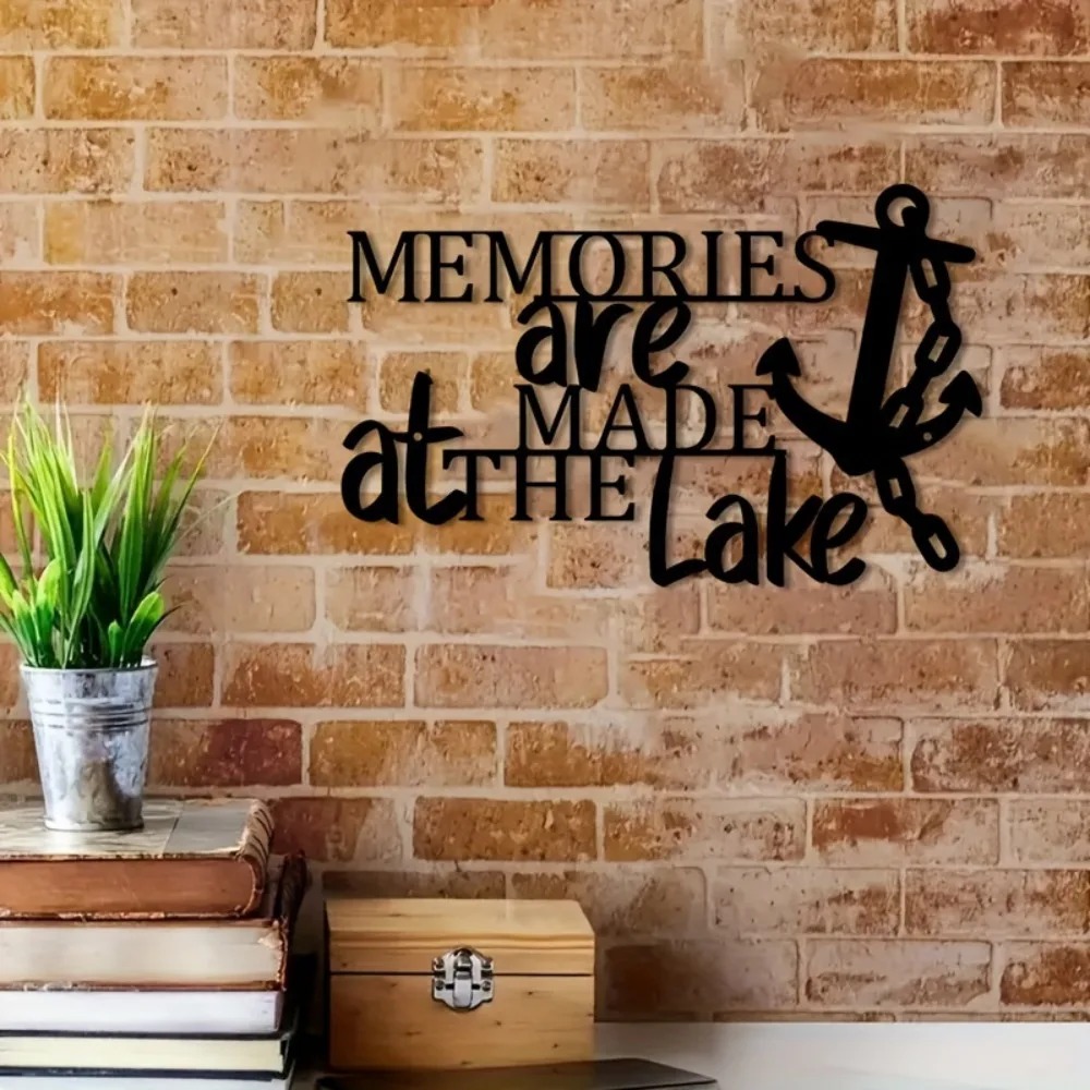Arte de Pared Rústico de Hierr - Home Decor Duck reseña y precio