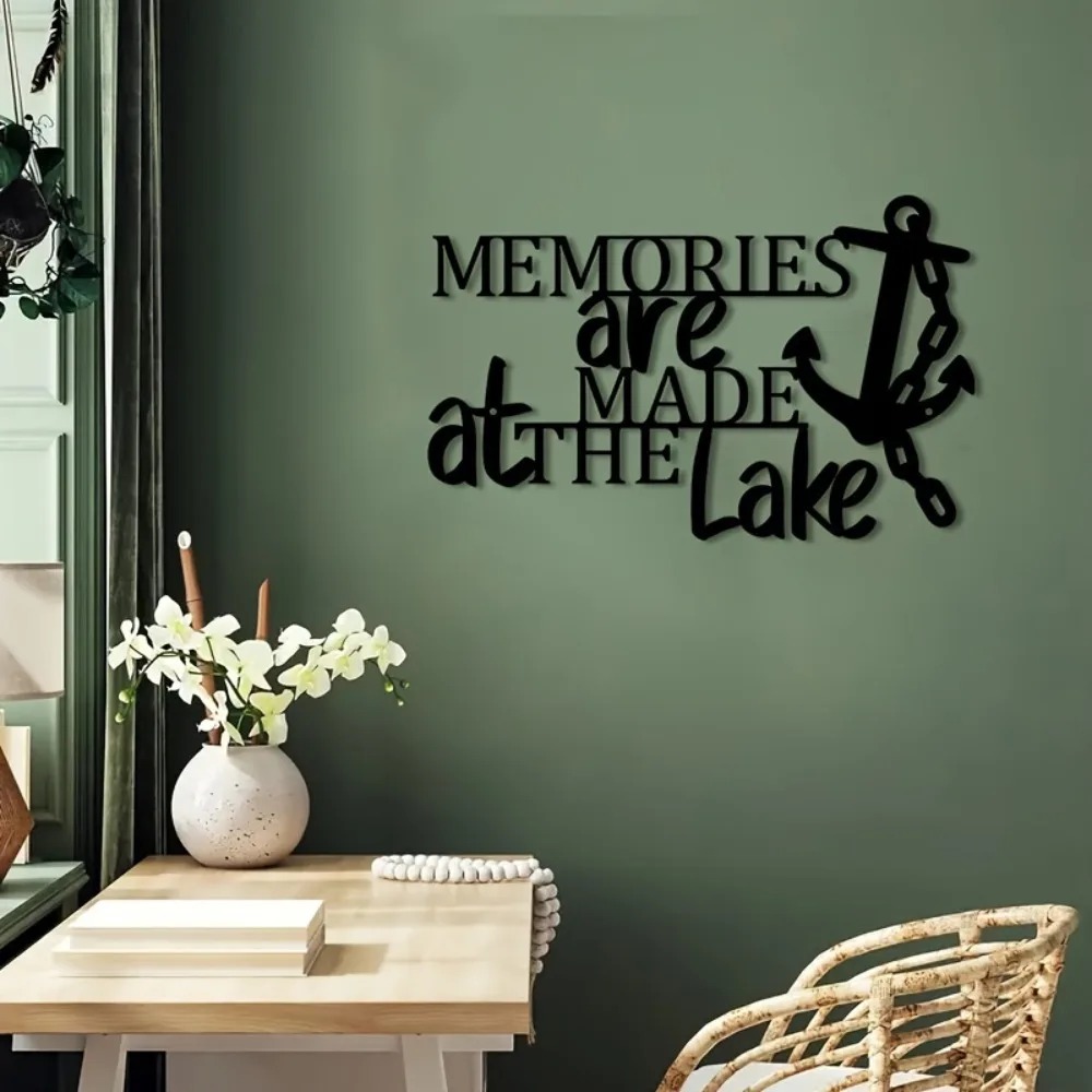 Arte de Pared Rústico de Hierr - Home Decor Duck reseña y precio