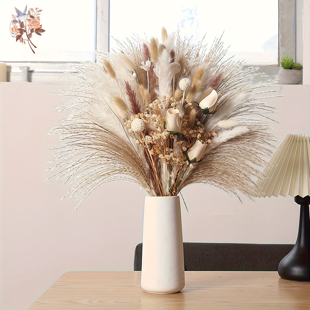 80 Piezas de Flores Secas Arti - Dried Flower Bouquet reseña y precio