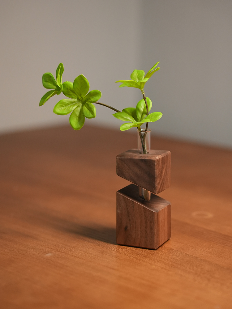 Jarrón de Vidrio Geométrico de - Glass Vase Nordic reseña y precio