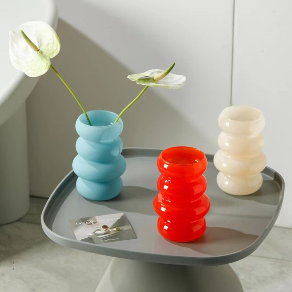 Florero de cristal minimalista - Glass Vase Nordic reseña y precio