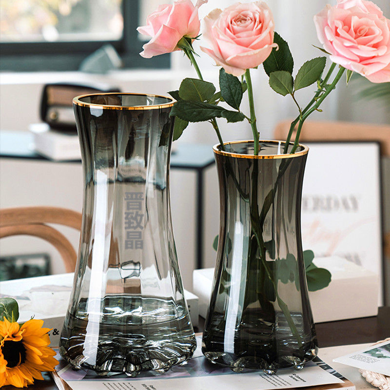 Jarrón de cristal transparente - Glass Vase Nordic reseña y precio