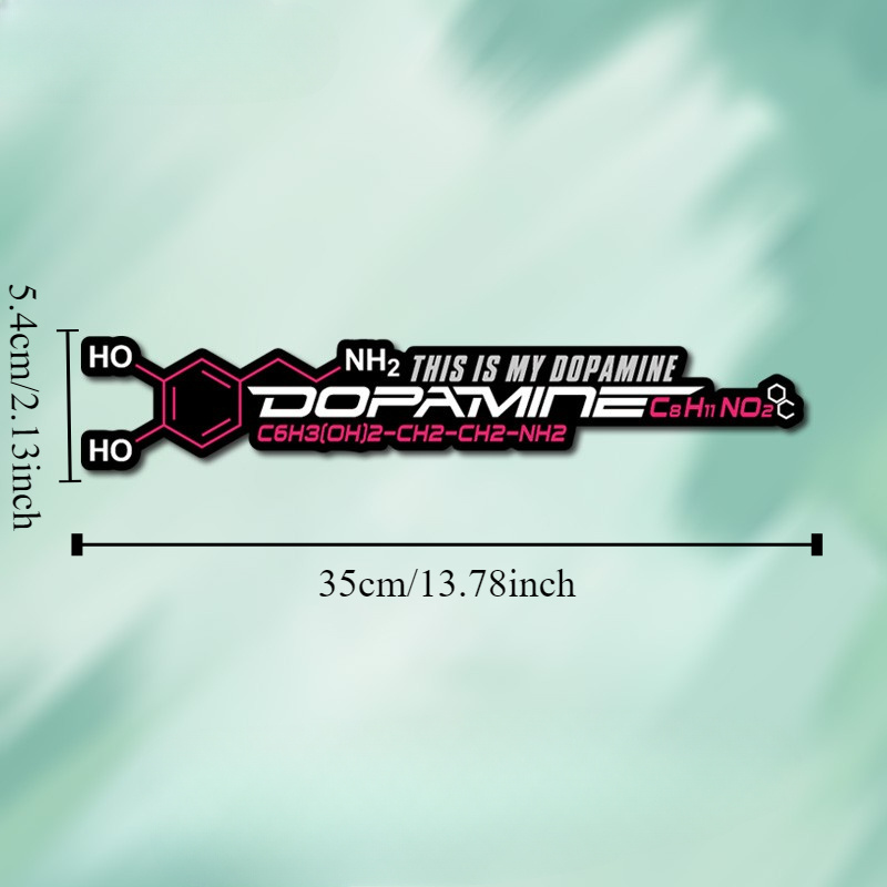 Pegatinas moleculares de dopam - Home Decor Dopamine reseña y precio