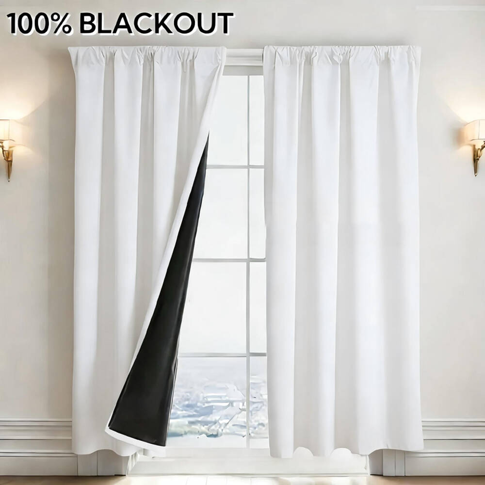 Cortina Opaca 100% con Forro N - Home Decor Wall Panels reseña y precio