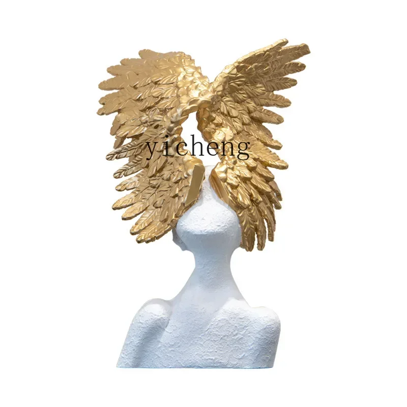 Adorno de ángel con alas de ar - Home Decor Garden reseña y precio