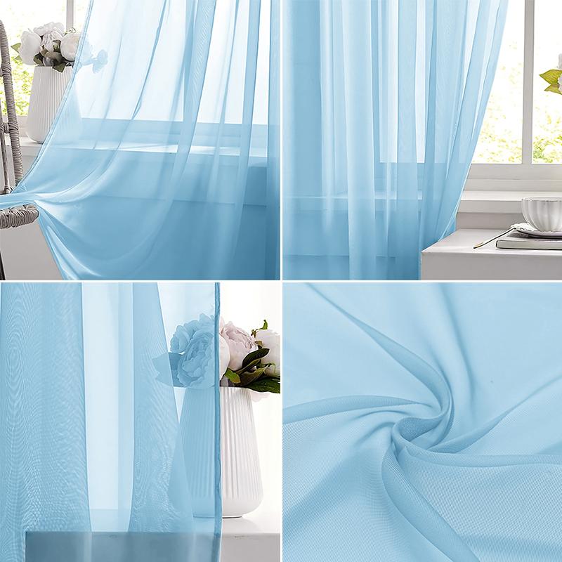 Cortina de ventana de voile tr - Home Decor Wall Panels reseña y precio