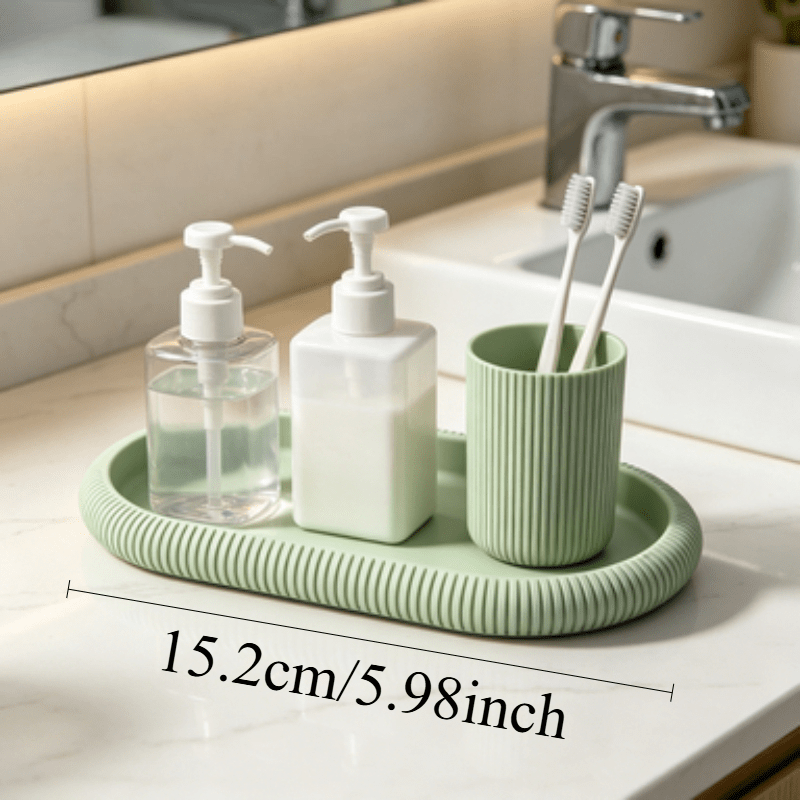 Bandeja de Almacenamiento Oval - Vanity Home Decor reseña y precio