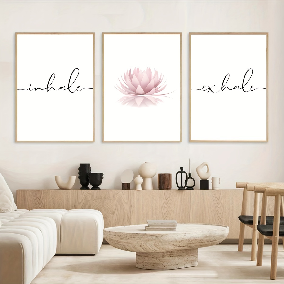 Juego de 3 Pósters de Lienzo A - Home Decor Yoga reseña y precio