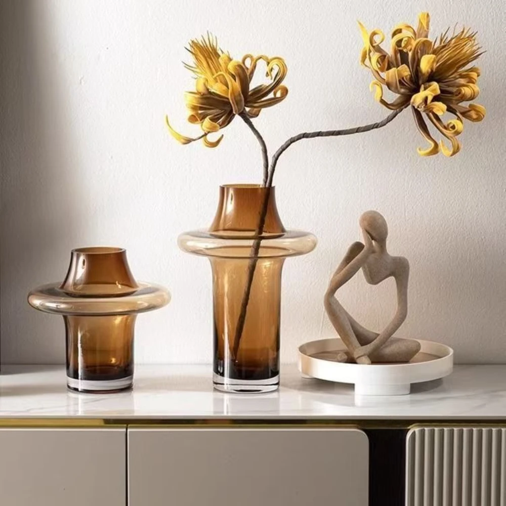 Florero de cristal Simple mode - Glass Vase Nordic reseña y precio
