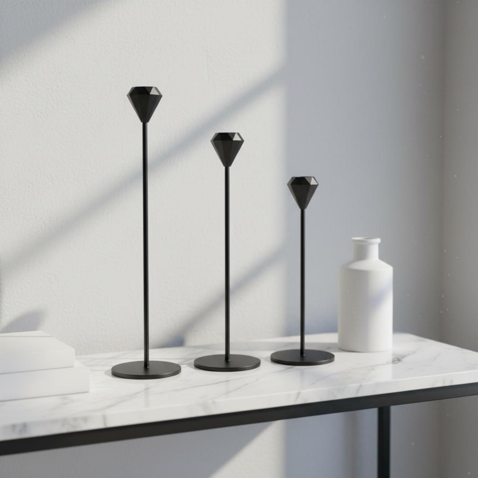 Juego de 3 Candelabros de Cris - Home Decor Luxury reseña y precio