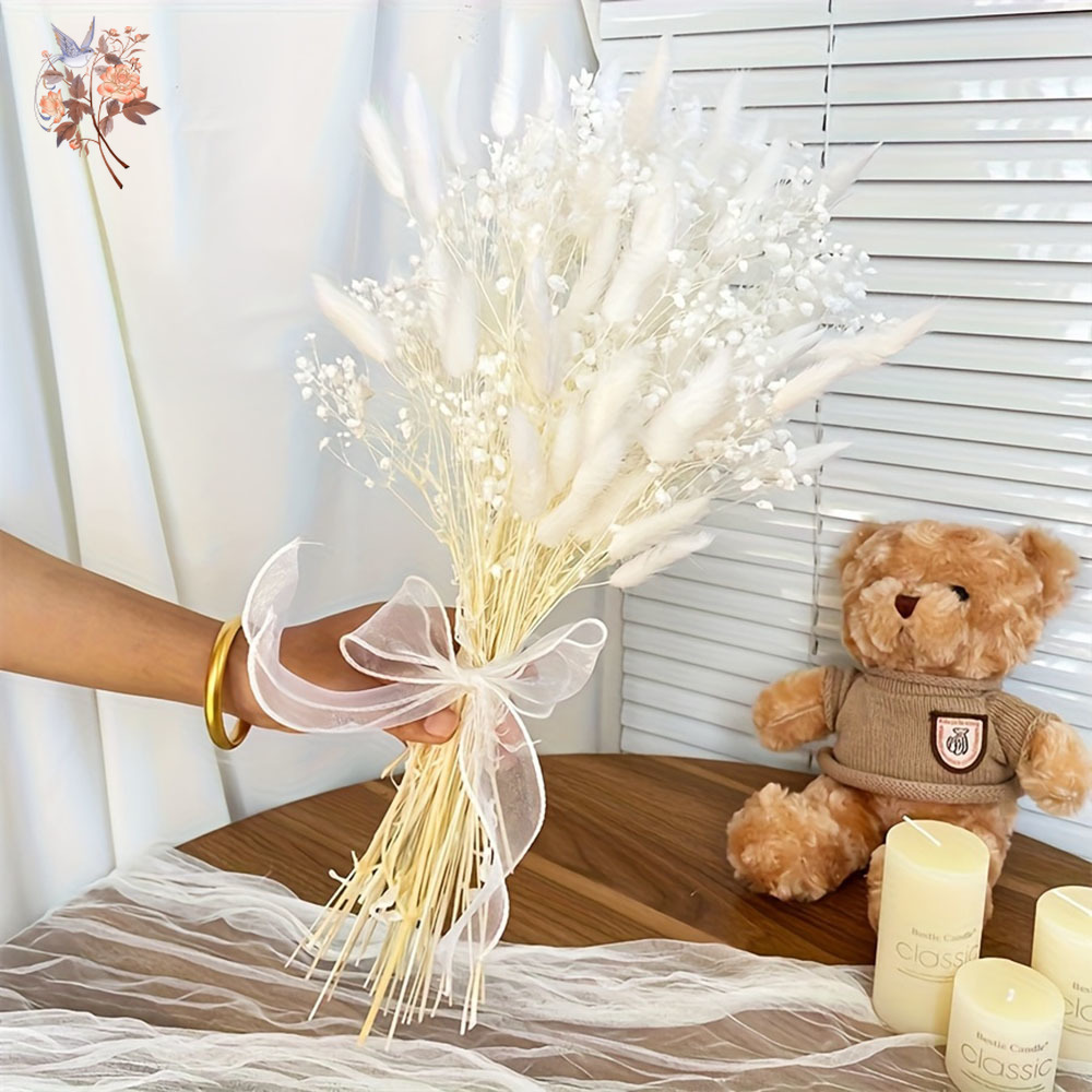 Ramo de boda nupcial de flores - Dried Flower Bouquet reseña y precio